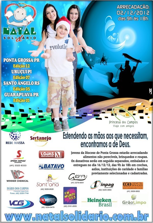 Cartaz Natal Solidário 2012