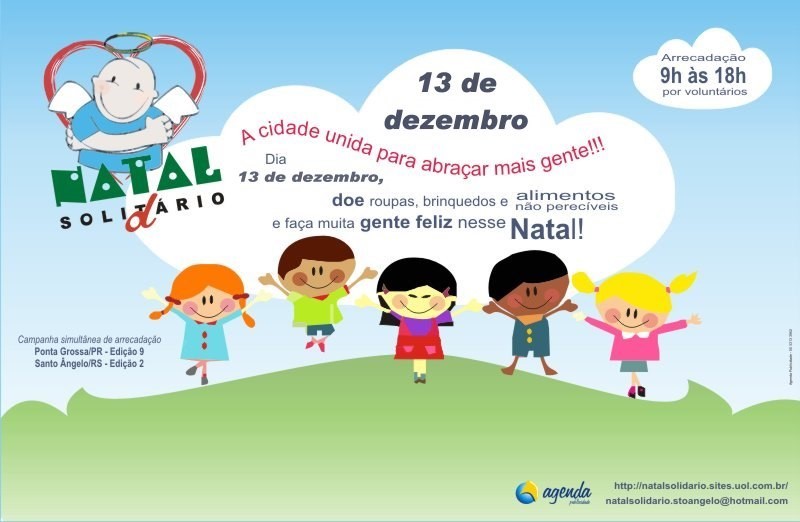 Cartaz Natal Solidário SA 2009