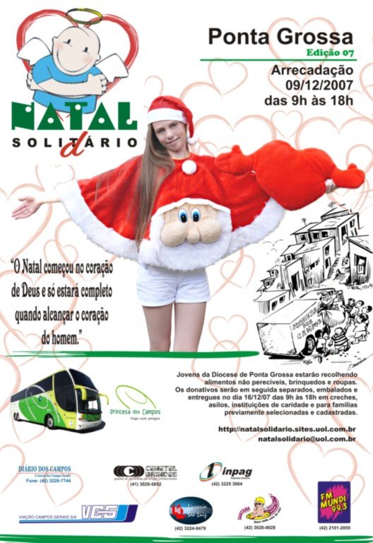 Cartaz Natal Solidário 2007